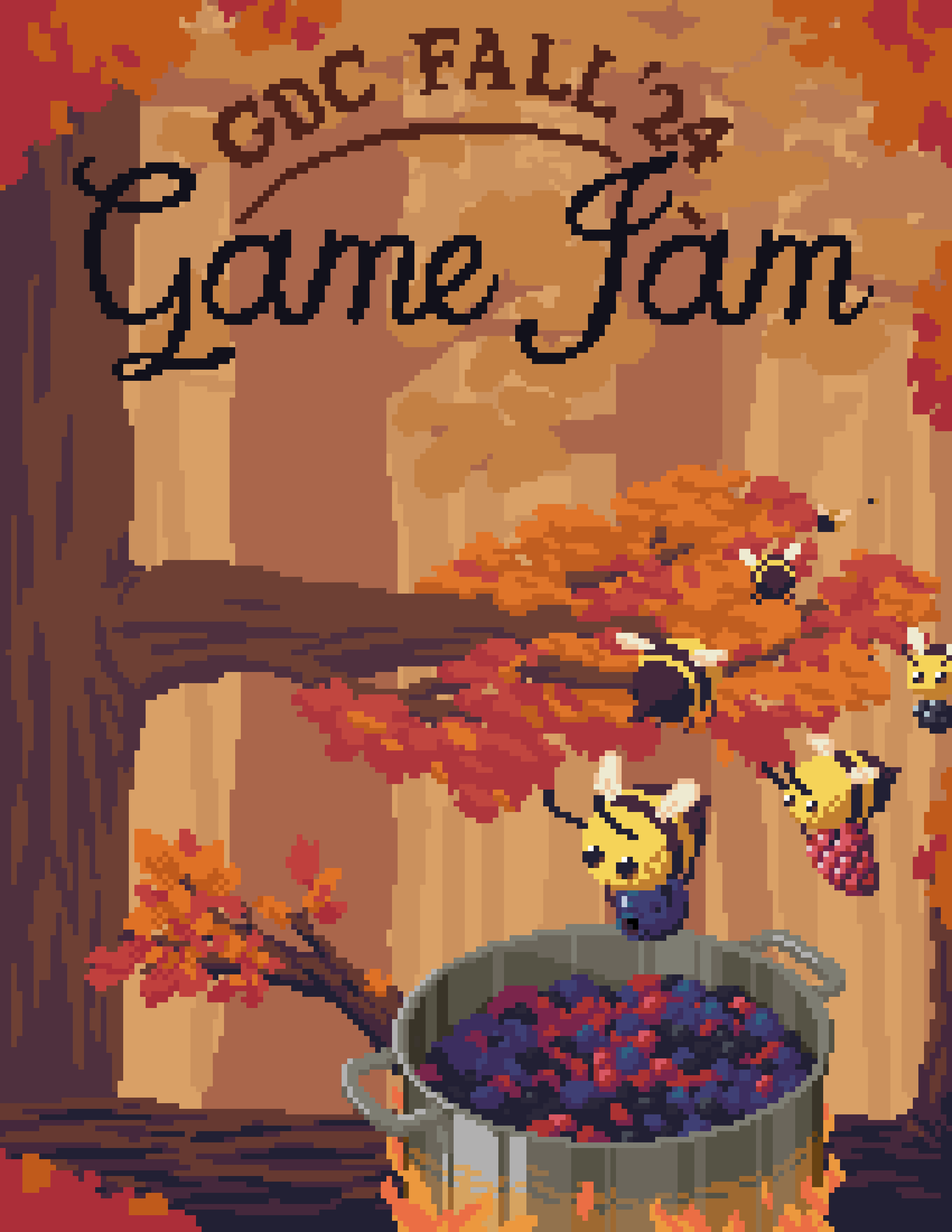 game jam fall poster
